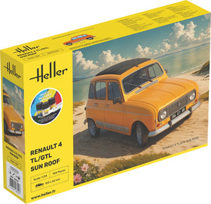 Heller 58704 Renault 4 TL/GTL Toit ouvrant - Kit de démarrage 1/24