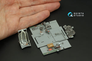 Quinta Studio QD32197 P-47D Thunderbolt Bubbletop Early, intérieur coloré imprimé en 3D sur papier décalcomanie (Hasegawa) 1/32 – image 10