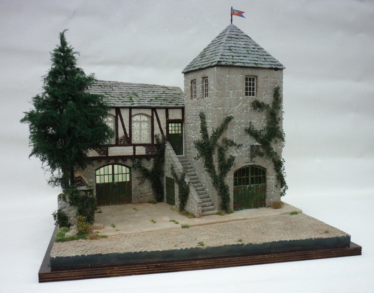 RT-Diorama 35242 Socle de diorama : « Vieux manoir » 1/35  – image 4