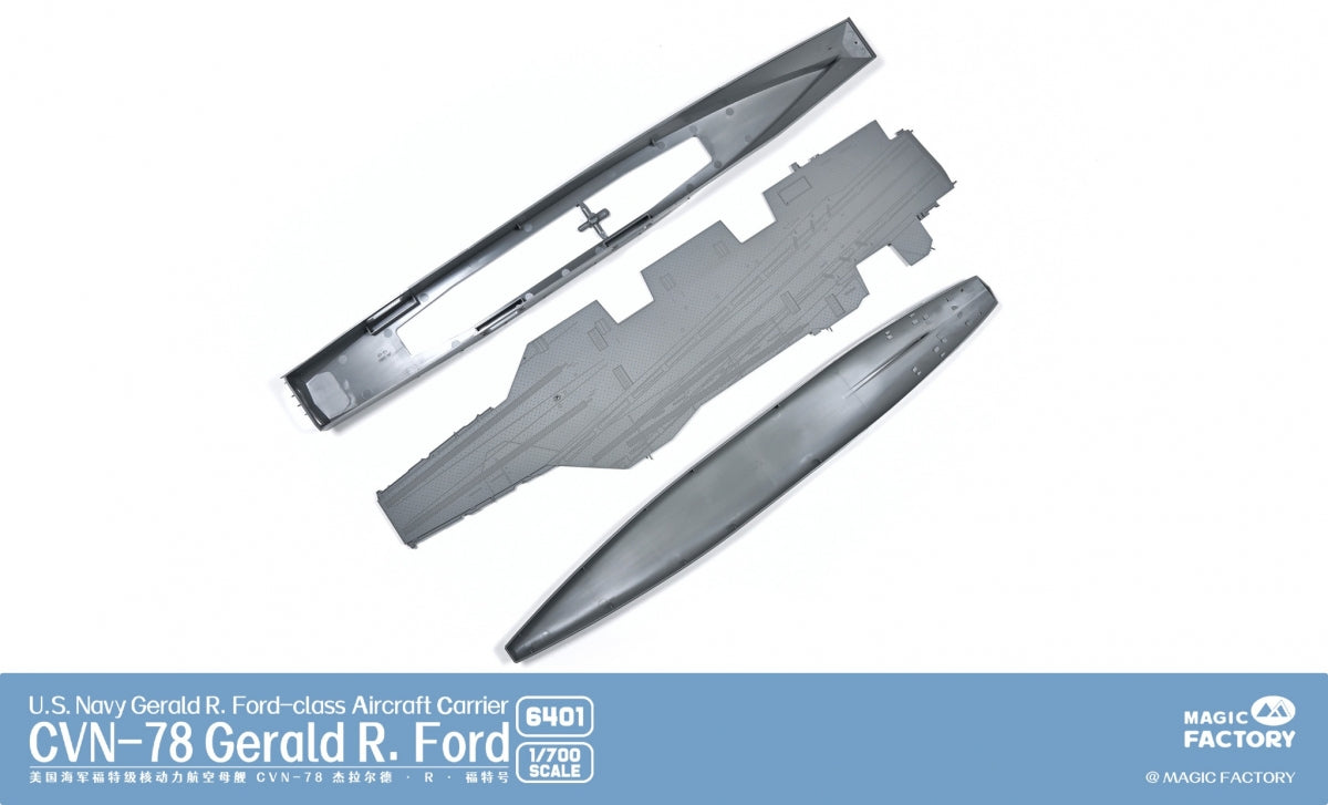 Magic Factory 6401 USS Gerald R. Ford (CVN-78) - Porte-avions de classe Gerald R. Ford de l&amp;#39;US Navy, échelle 1/700 – immagine 13