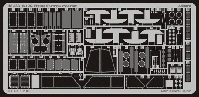 Eduard 48533 B-17G exterior 1/48 (MONOGRAM, REVELL)