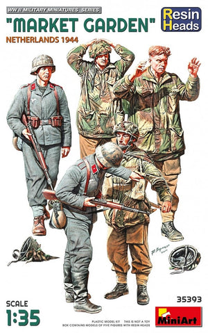 MiniArt 35393 MARCHE-JARDIN PAYS-BAS 1944. TÊTES EN RÉSINE 1/35