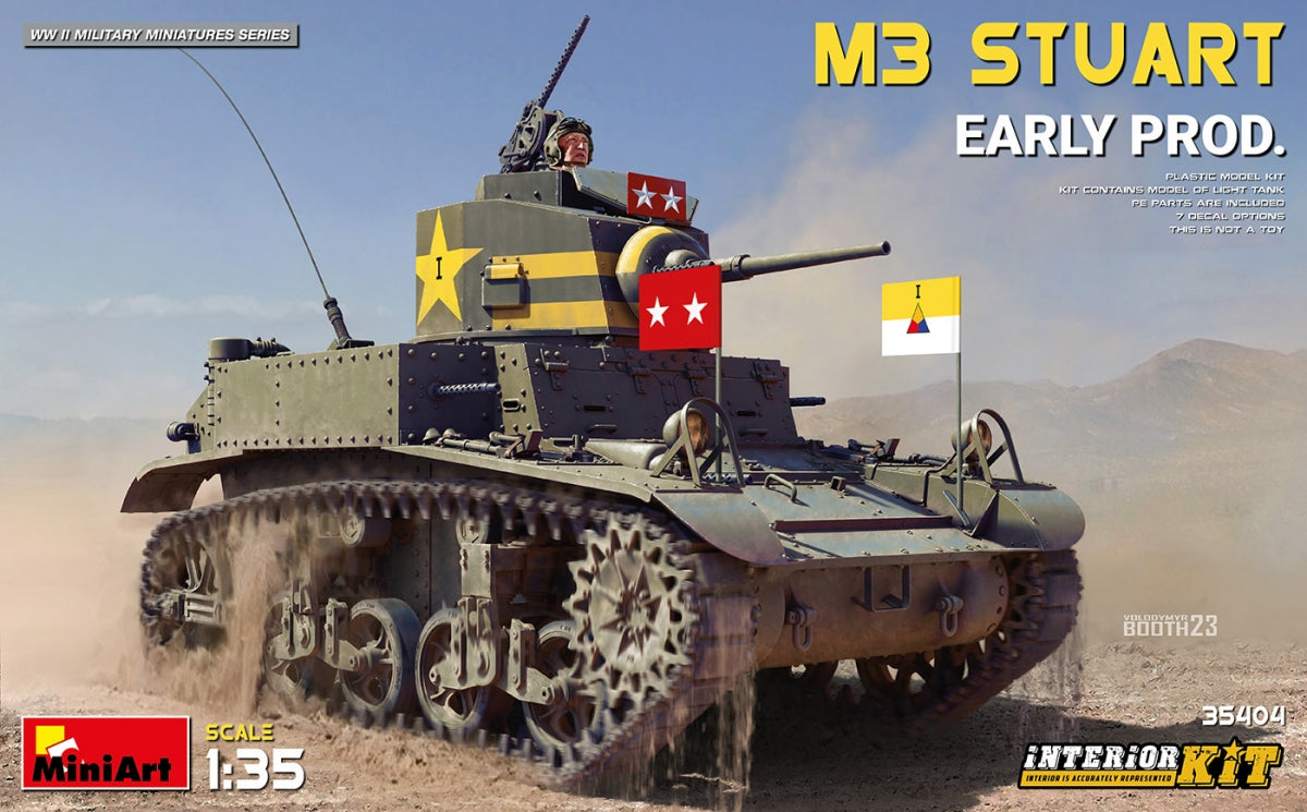 MiniArt 35404 M3 STUART PREMIÈRE PRODUCTION KIT D'INTÉRIEUR 1/35