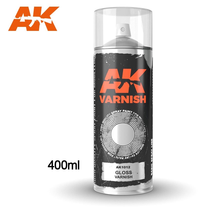 Vernis brillant en aérosol AK Interactive AK1012 400 ml