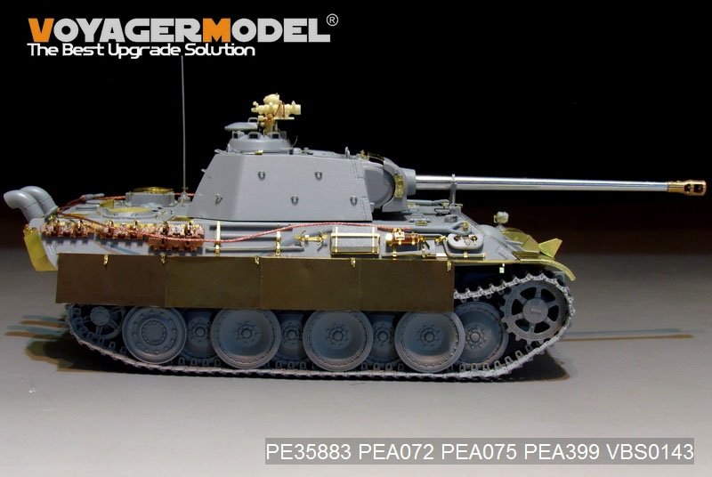 Maquette Voyager PE35883 Panther G allemand de la Seconde Guerre mondiale, version ultérieure, pour DRAGON 1/35 – image 3