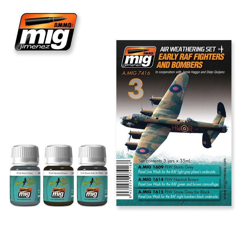 Munitions des chasseurs et bombardiers Mig Jimenez 7416 de la RAF