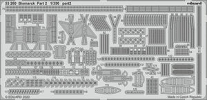 Eduard 53260 Bismarck partie 2 1/350 TRUMPETER – image 3
