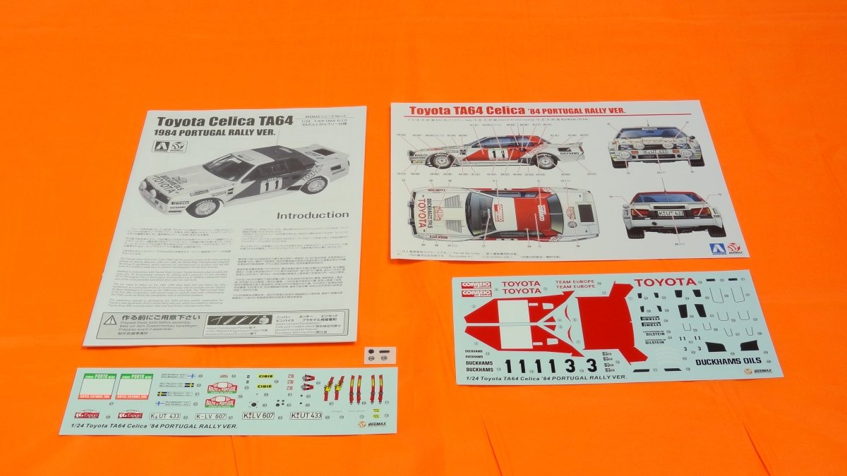 Beemax 24011 Toyota TA64 Celica &amp;#39;84 VERSION RALLYE DU PORTUGAL (1/24) – imagen 7