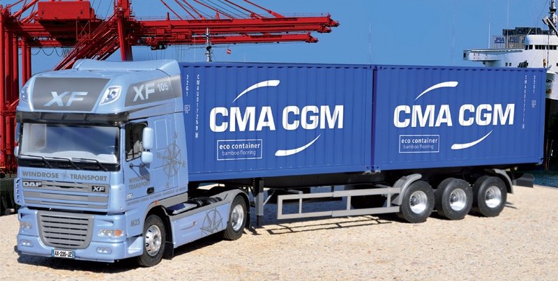 Italeri 3861 DAF XF105 avec 2 conteneurs de 20 pieds 1/24 – immagine 2