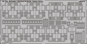 Boîtes de munitions Eduard 36193 Defender XD Wolf WMIK 1/35 Hobby Boss