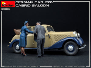 MiniArt 38016 VOITURE ALLEMANDE 170V BERLINE CABRIOLET 1/35 – Bild 3