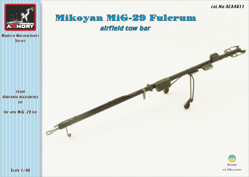 Armory Models ACA4811 Barre de remorquage d&amp;#39;aérodrome Mikoyan MiG-29 Fulcrum 1/48