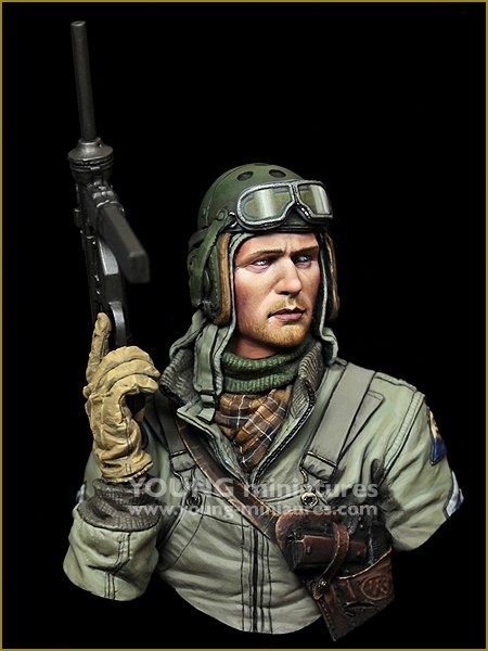 Young Miniatures YM1881 Équipage de char américain Seconde Guerre mondiale HELL ON WHEELS 1/10  – Bild 8