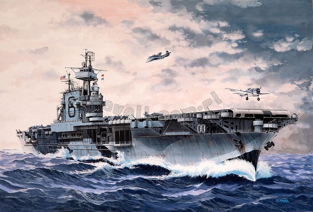 Revell 65824 USS Enterprise CV-6 Model Set 1/1200 – zdjęcie 3