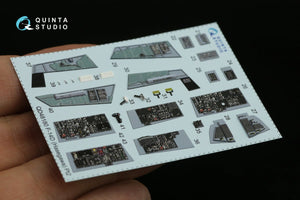 Intérieur imprimé en 3D et coloré sur papier décalcomanie Quinta Studio QD48180 F-14D (Hasegawa) 1/48 – image 10