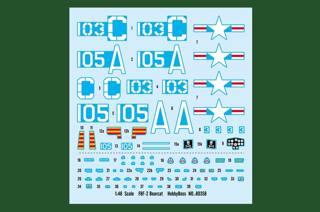 Hobby Boss 80358 F8F-2 Bearcat (1/48)  – immagine 4