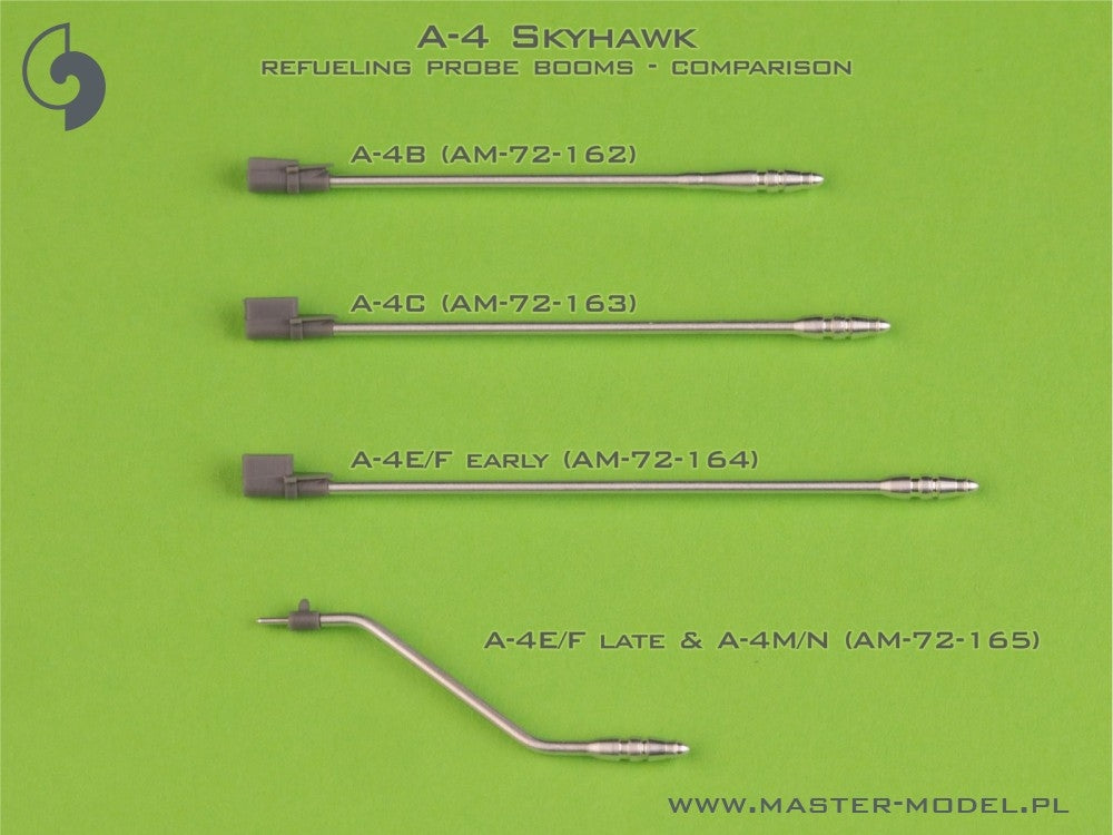 Master AM-72-164 A-4 Skyhawk - DŁUGI, PROSTY wysięgnik sondy tankowania (używany w wersjach A-4E/F &amp;amp; TA-4F/J) 1/72 – zdjęcie 3