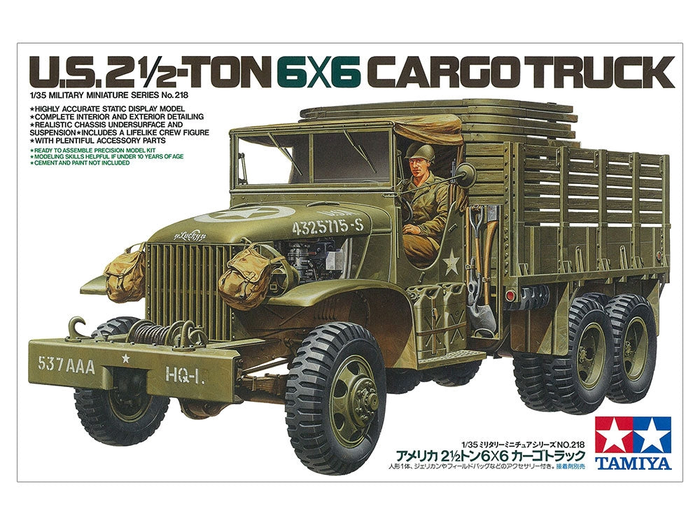 Tamiya 35218 Camion cargo américain 2 tonnes 6x6 (1/35) – image 2