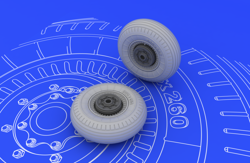 Roues Eduard 648072 Il-2 1/48 (TAMIYA) – immagine 2