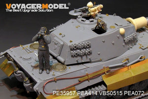 Maquette Voyager PE35957 Char King Tiger allemand de la Seconde Guerre mondiale (tourelle Hensehel) pour HOBBYBOSS 84533 1/35 – image 7