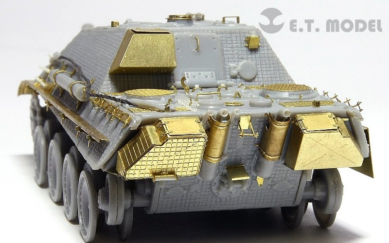 Maquette ET Model E72-011 Jagdpanther allemand de la Seconde Guerre mondiale (première production) pour kit DRAGON au 1/72 – image 2