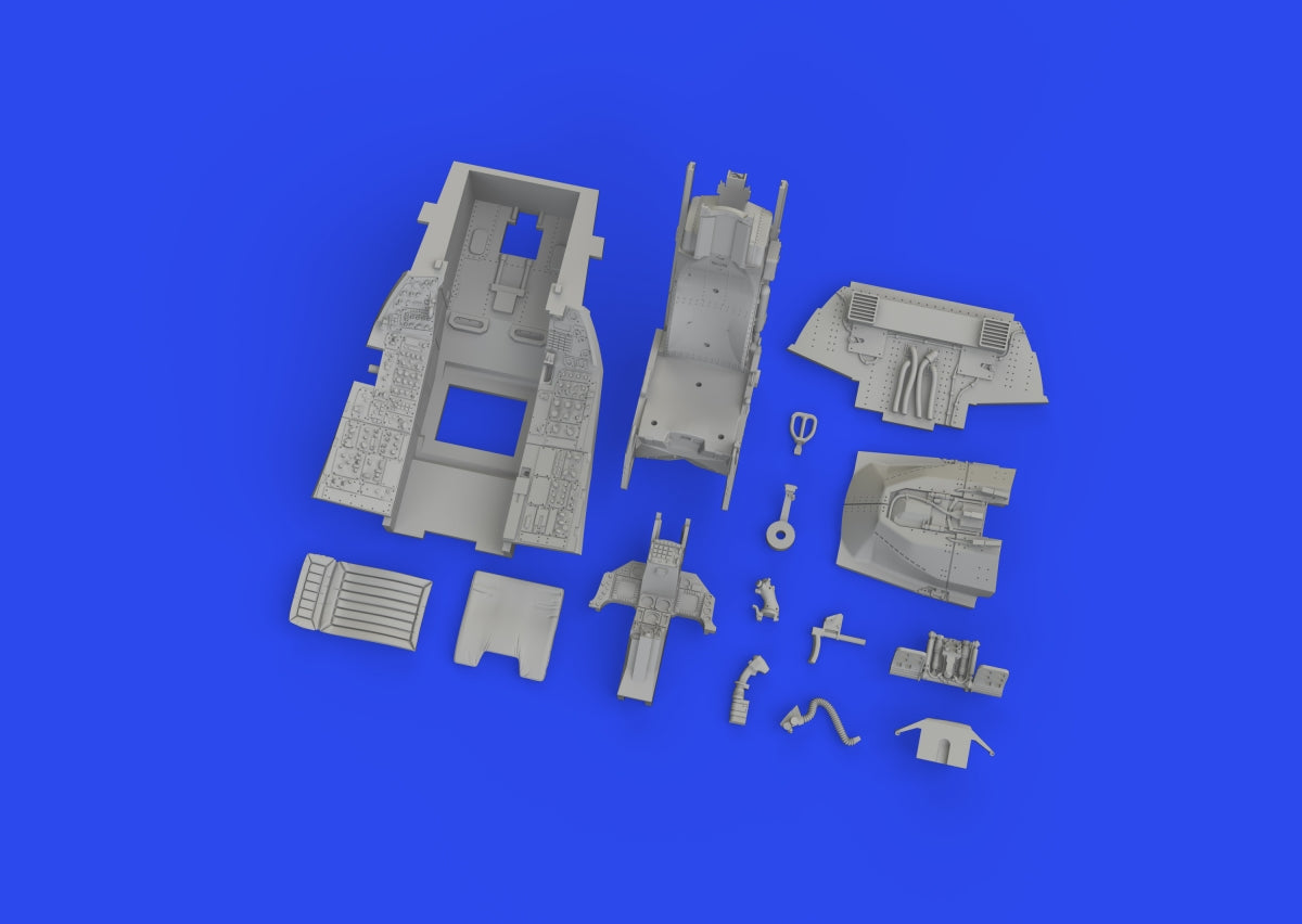 Maquette Eduard 648973 F-16C Block 52 de 1997 (cockpit) - Modèle imprimé Kinetic au 1/48 – imagen 5
