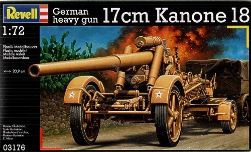 Revell 03176 Canon lourd allemand 17cm Kanone 18 (1/72)