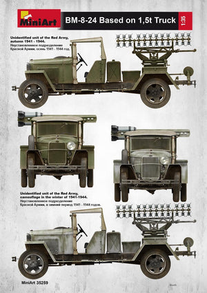 MiniArt 35259 Lance-roquettes soviétique BM-8-24 1/35  – image 3