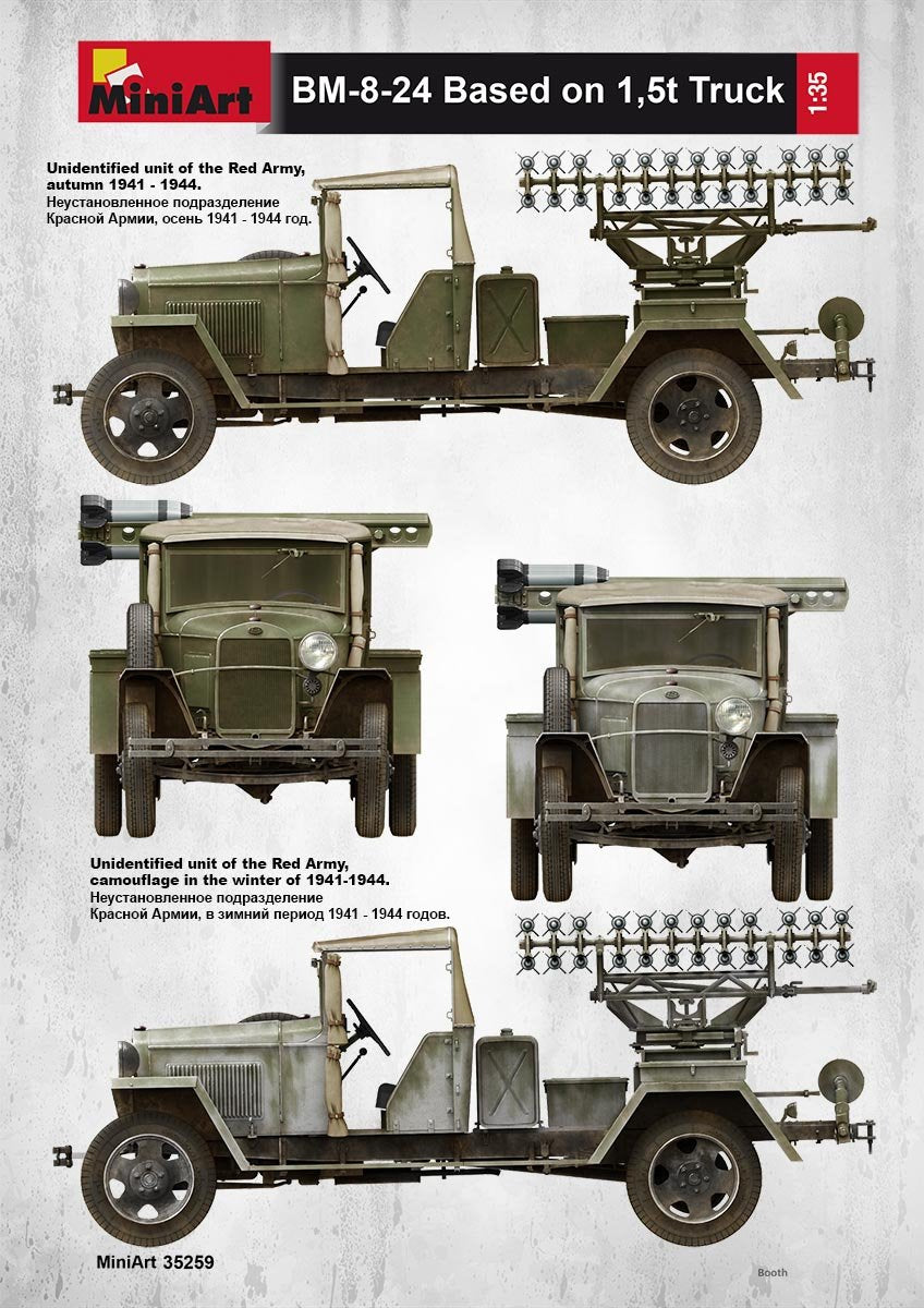 MiniArt 35259 Lance-roquettes soviétique BM-8-24 1/35  – image 3