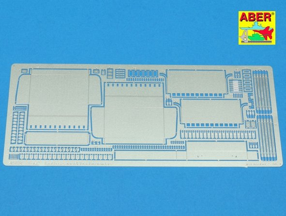 Aber 35147 Char soviétique KWI, pièce 5. Plateaux à outils pour ailes tardives (TAM) (1/35)