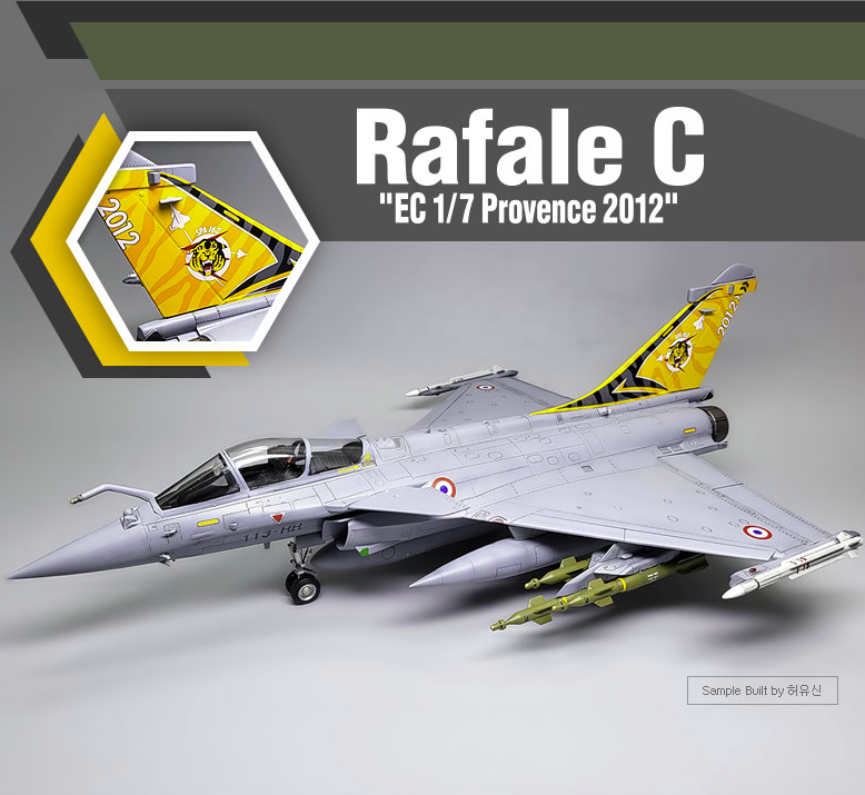 Academy 12346 Rafale C « EC 1/7 Provence 2012 » 1/48 – Bild 4