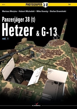 Kagero 0014 Panzerjäger 38 (t) Hetzer &amp; G13 FR