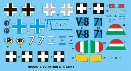 Hobby Boss 80226 Bf109 G-6 (fin de série) (1/72) – immagine 2