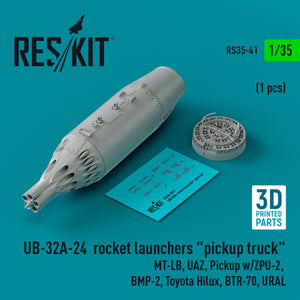 Lance-roquettes RESKIT RS35-0041 UB-32A-24 « pick-up » (1 pièce) (Impression 3D) 1/35