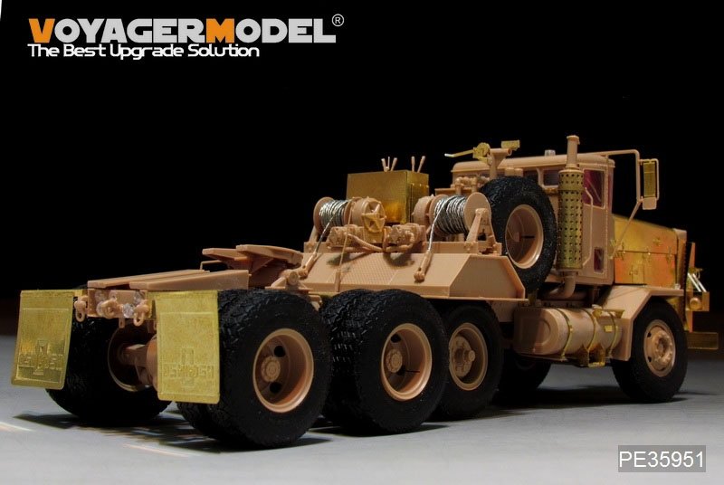 Voyager Model PE35951 Semi-remorque pour engins lourds M911 C-HET et M747 de l&amp;#39;armée américaine moderne pour MENG SS-013 1/35 – immagine 14