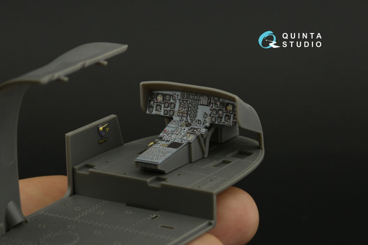 Intérieur imprimé en 3D et coloré sur papier décalcomanie Quinta Studio QDS-48429 Westland Sea King HAS.1 (Airfix) (Petite version) 1/48  – image 10