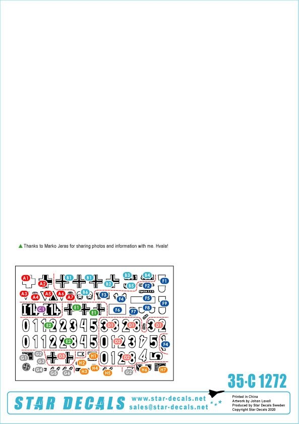 Star Decals 35-C1272 Balkans Seconde Guerre mondiale n° 3 1/35 – immagine 3