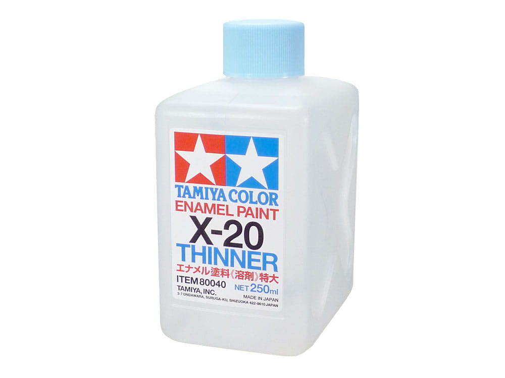 Diluant pour émail Tamiya X20 250 ml (80040)