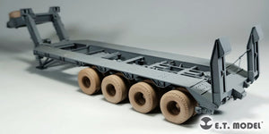 Roues affaissées pour semi-remorque de matériel lourd ET Model P35-119 US M747 (Kit Meng 1/35)  – image 6