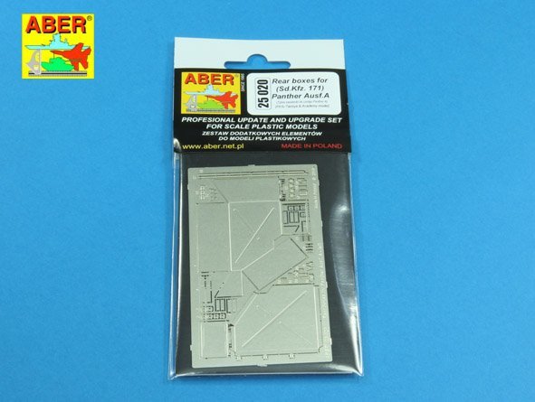 Aber 25020 Boîtes arrière pour (Sd.Kfz. 171) Panther Ausf.A (1/25) – immagine 7