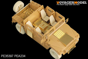 Maquette Voyager PEA234, famille Humvee USMC moderne, sièges à dossier haut avec ceintures de sécurité (4 CHOIX) (POUR BRONCO) 1/35 – Bild 2