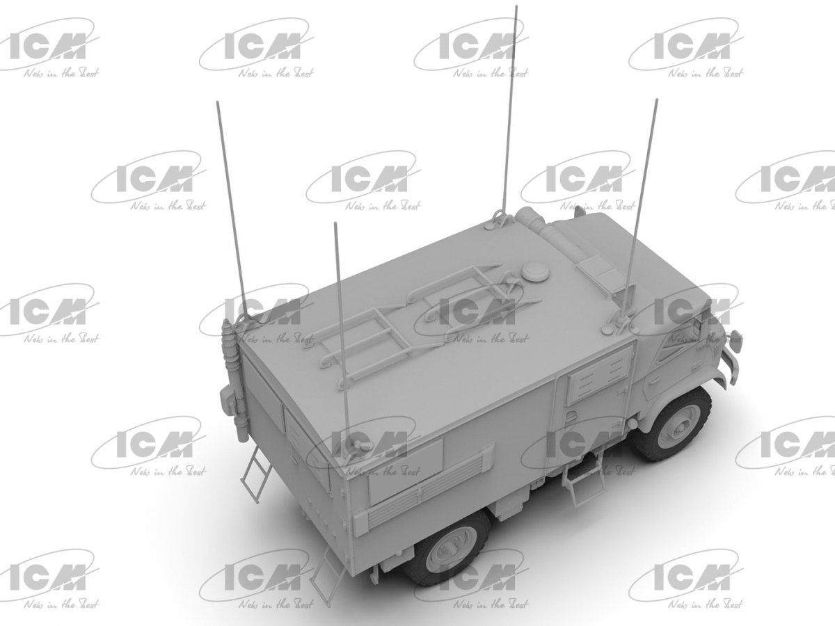 ICM 35137 Unimog S 404 Camion radio militaire allemand 1/35 – immagine 6