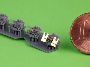 Master SM-350-124 IJN Type 96 25mm - POTRÓJNA podstawa - wczesna z celownikiem pierścieniowym (6 szt.) 1/350 – image 3