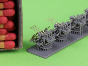 Master SM-200-014 IJN Type 96 25mm - POTRÓJNA podstawa - późna z celownikiem mechanicznym &amp;quot;Le Prieur&amp;quot; (4 szt.) 1/200 – image 4