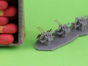 Master SM-350-123 IJN Type 96 25mm - PODWÓJNA podstawa - późna z celownikiem mechanicznym &amp;quot;Le Prieur&amp;quot; (6 szt.) 1/350 – imagen 4
