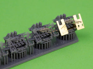 Master SM-200-013 IJN Type 96 25mm - POTRÓJNA podstawa - wczesna z celownikiem pierścieniowym (4 szt.) 1/200 – imagen 5