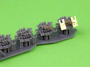 Master SM-350-125 IJN Type 96 25mm - POTRÓJNA podstawa - późna z celownikiem mechanicznym &amp;quot;Le Prieur&amp;quot; (6 szt.) 1/350 – image 5