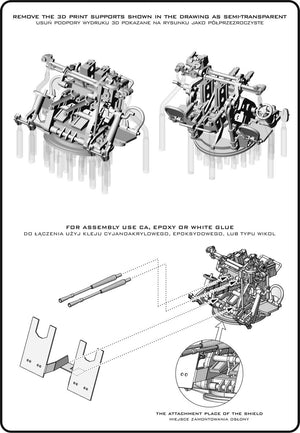Master SM-200-012 IJN Type 96 25mm - PODWÓJNA podstawa - późna z celownikiem mechanicznym &amp;quot;Le Prieur&amp;quot; (4 szt.) 1/200 – image 7
