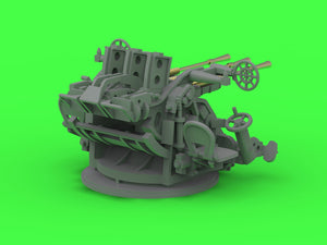 Master SM-200-013 IJN Type 96 25mm - POTRÓJNA podstawa - wczesna z celownikiem pierścieniowym (4 szt.) 1/200 – imagen 10