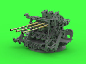 Master SM-200-014 IJN Type 96 25mm - POTRÓJNA podstawa - późna z celownikiem mechanicznym &amp;quot;Le Prieur&amp;quot; (4 szt.) 1/200 – image 15